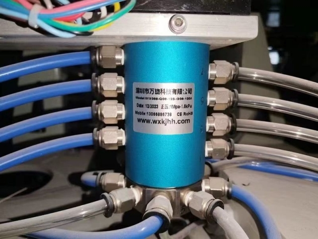 气滑环标准安装案例(中孔8mm 8路气) 气滑环标准安装案例(中孔8mm 8路气)