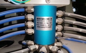 气滑环标准安装案例（中孔8mm 8路气）